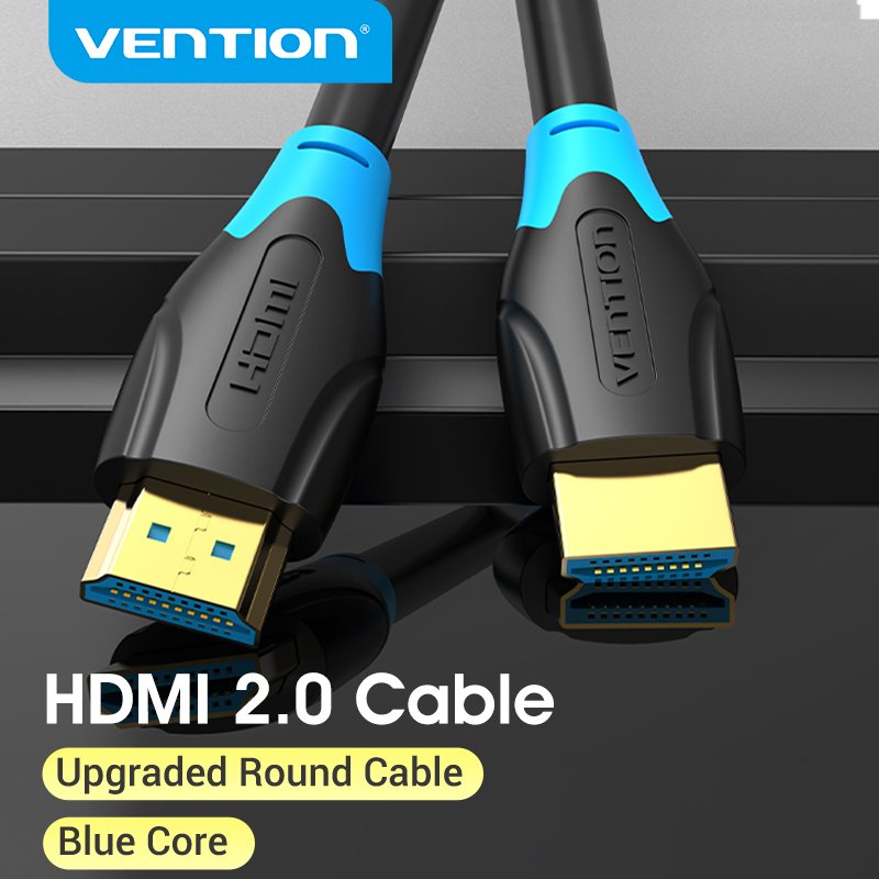 Vention HDMI 2.0 Cable 3D 2160P Cable HDMI 1m 2m 5m 3m 10m 15m With Ethernet HDMI Adapter For HDTV LCD Projector HDMI 4K Cable