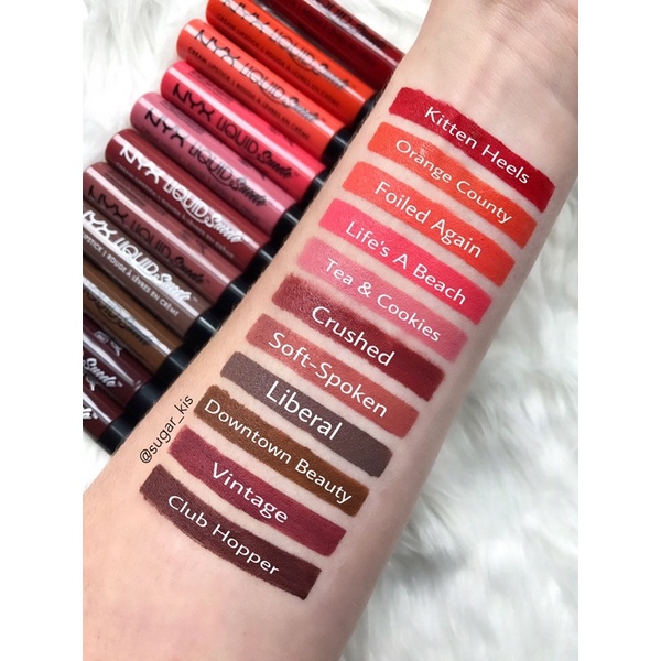 Son kem lì NYX Liquid Suede Cream Lipstsick