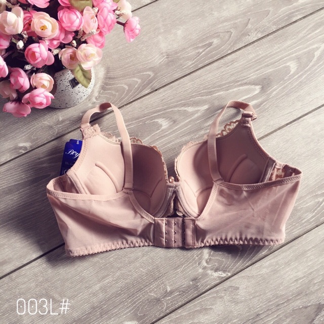 Áo ngực boya ren mút mỏng 3 khuy VN
