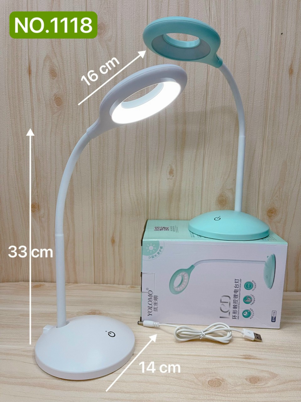 Đèn đọc sách tiết kiệm điện, đèn bàn led sạc điện siêu sáng mini, đèn bàn học tích điện