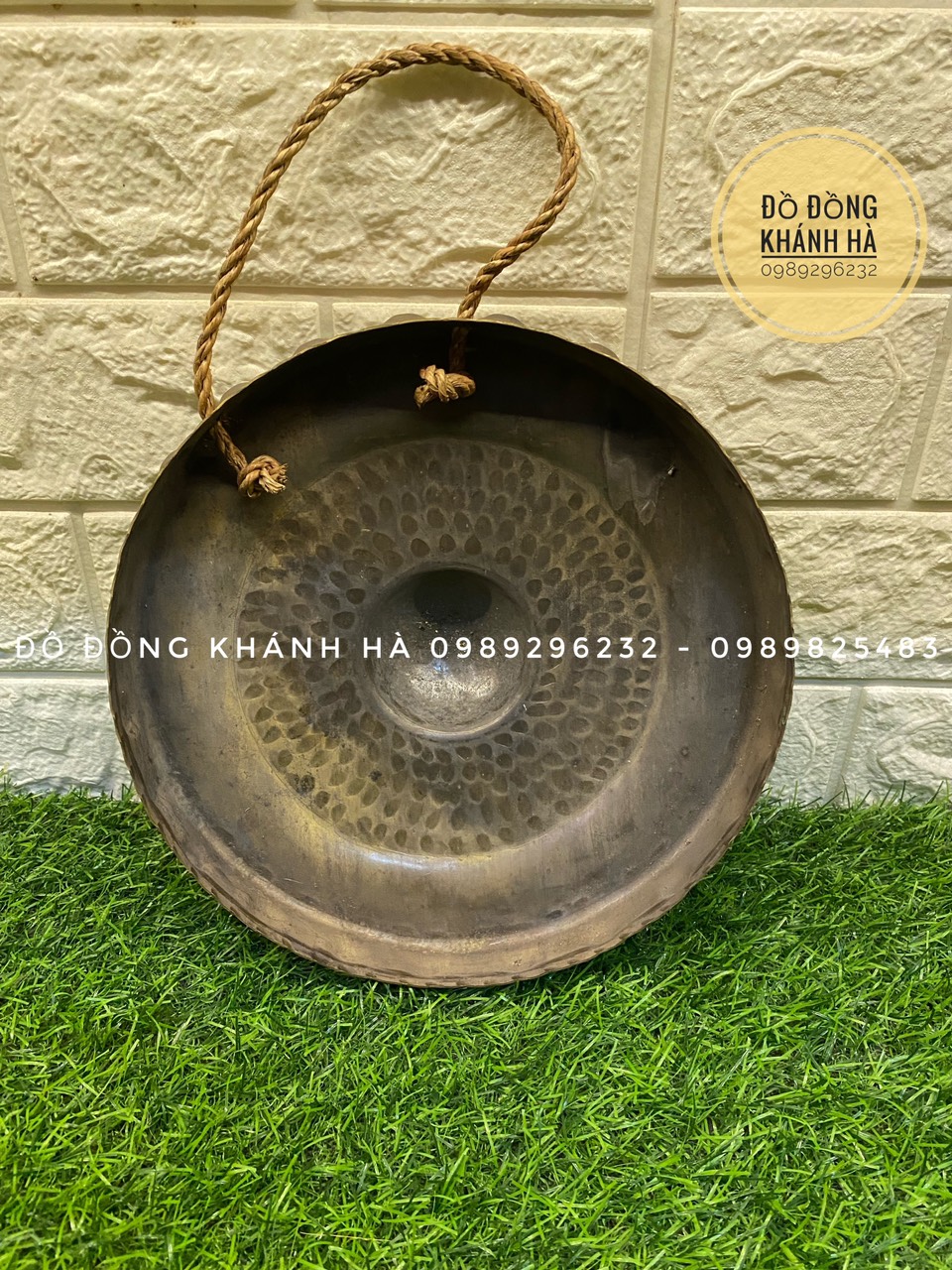 Chiêng Đồng vàng nhỏ đường kính 30cm