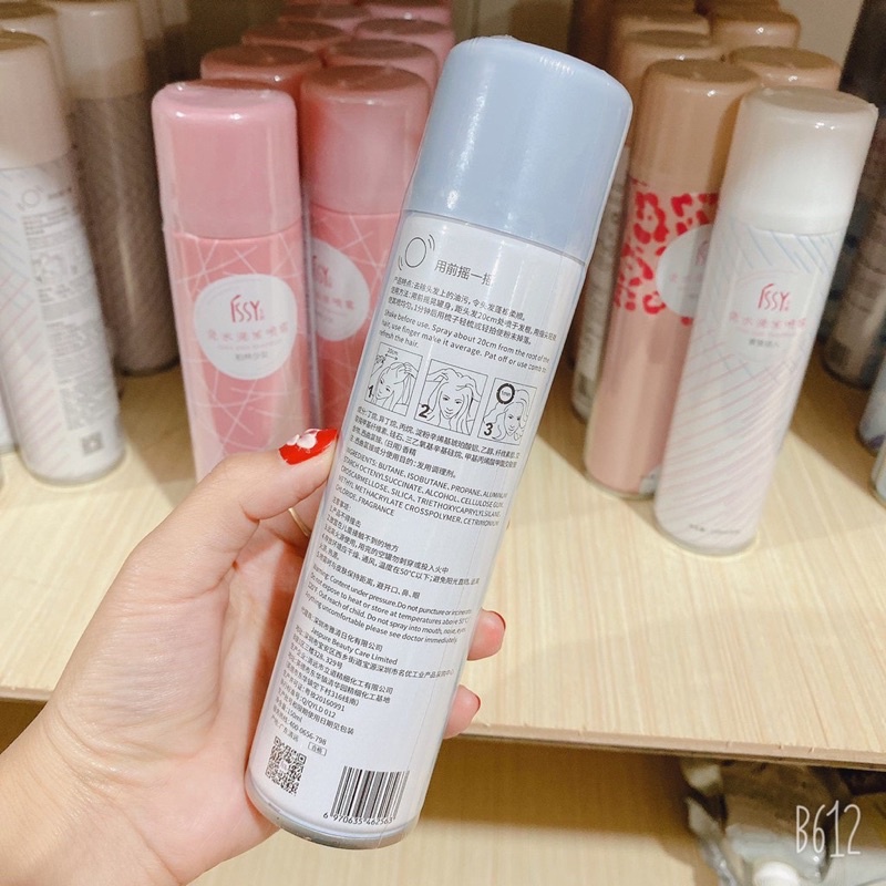 Xịt Dầu Gội Khô ISSY 150ML