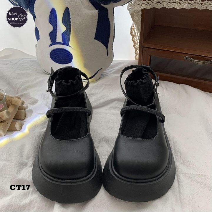 [Hàng Sẵn] [Ảnh Thật] [Freeship] Giày Lolita Búp Bê Nữ Cá Tính - CT17