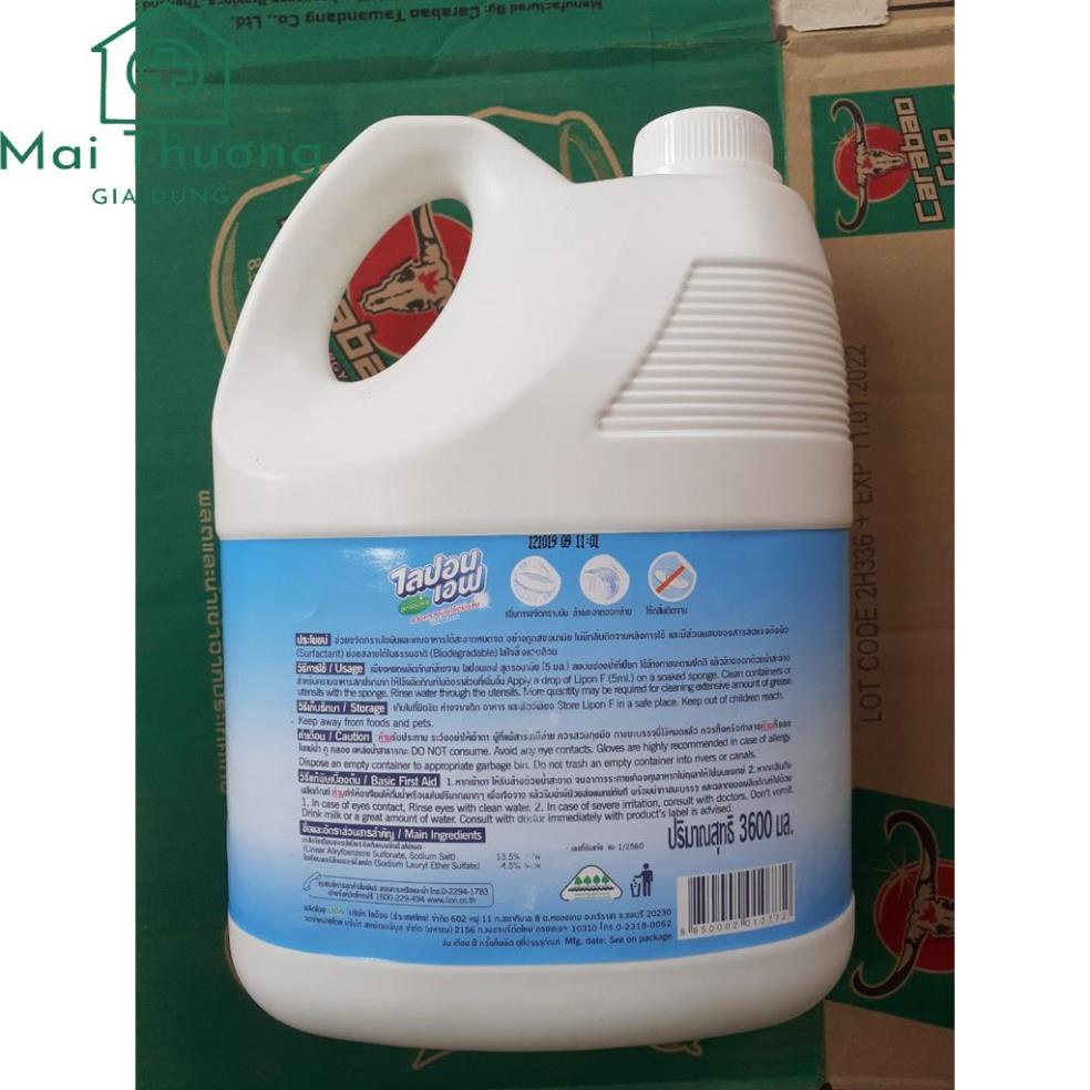 (HCM) Nước rửa chén Lion Thái Lan không mùi 36000ml