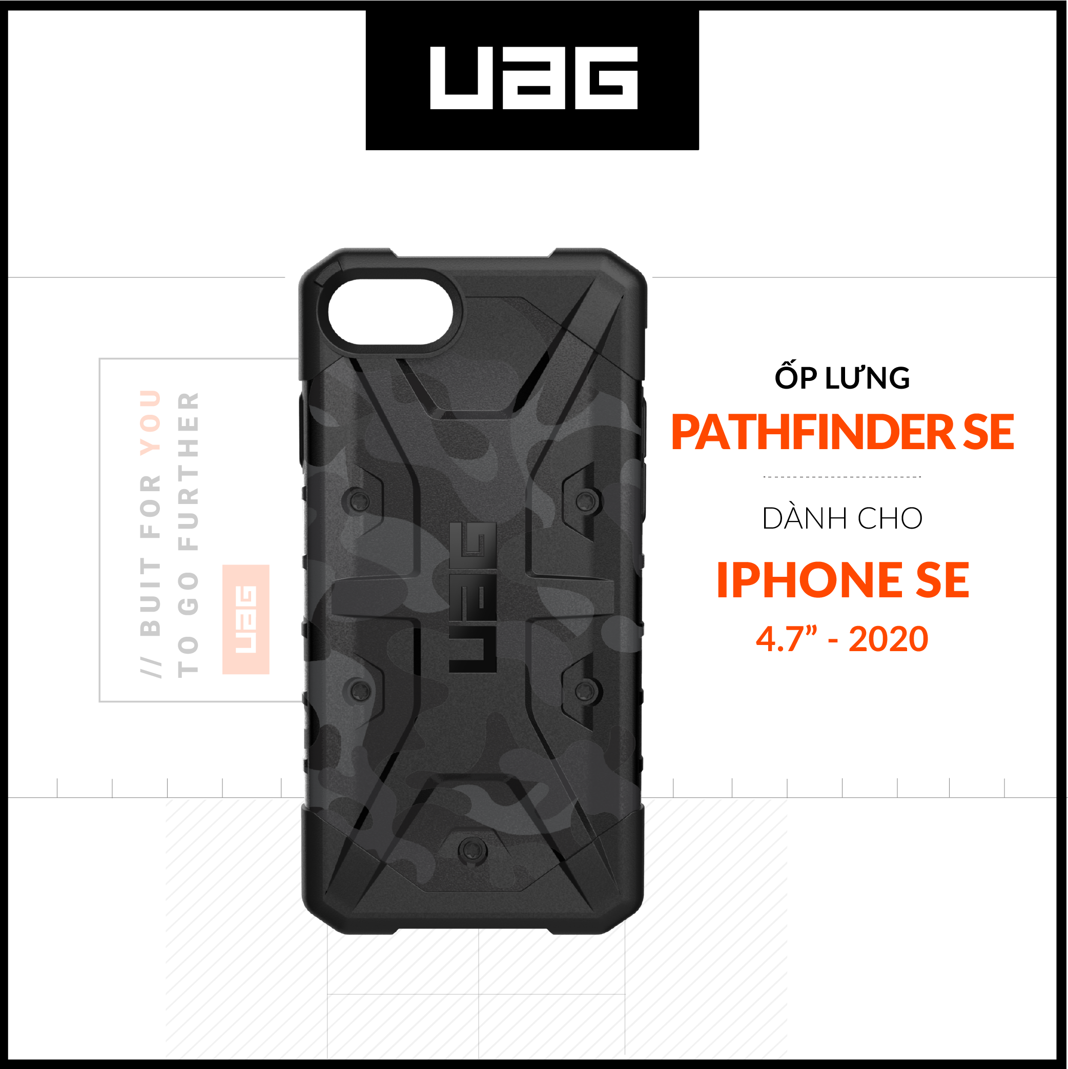 Ốp lưng UAG Pathfinder SE cho iPhone SE 2020/2022