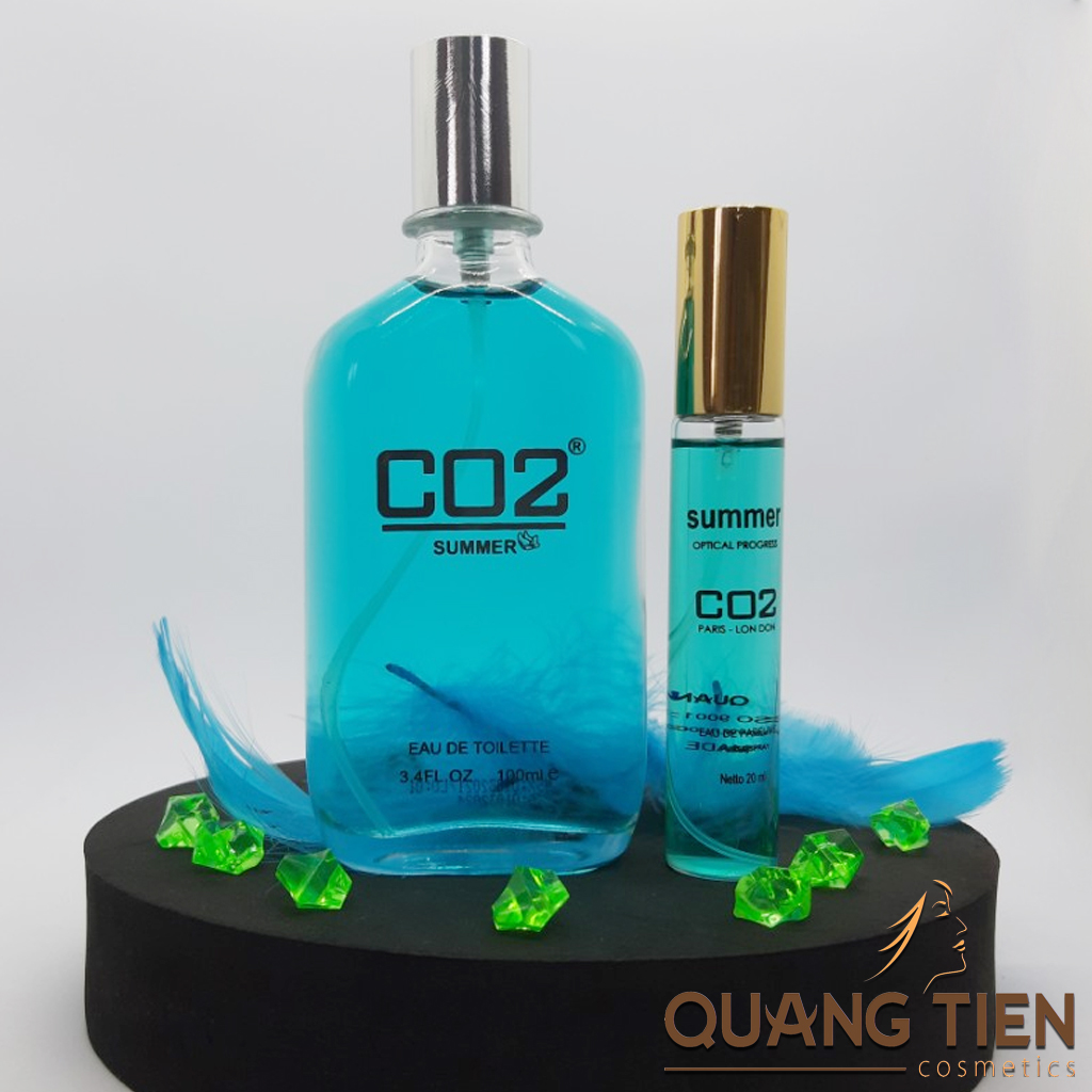 Nước hoa Nam CO2 Summer Eau De Toillette (hương gỗ thơm mát, lưu hương từ 05 - 07 giờ)