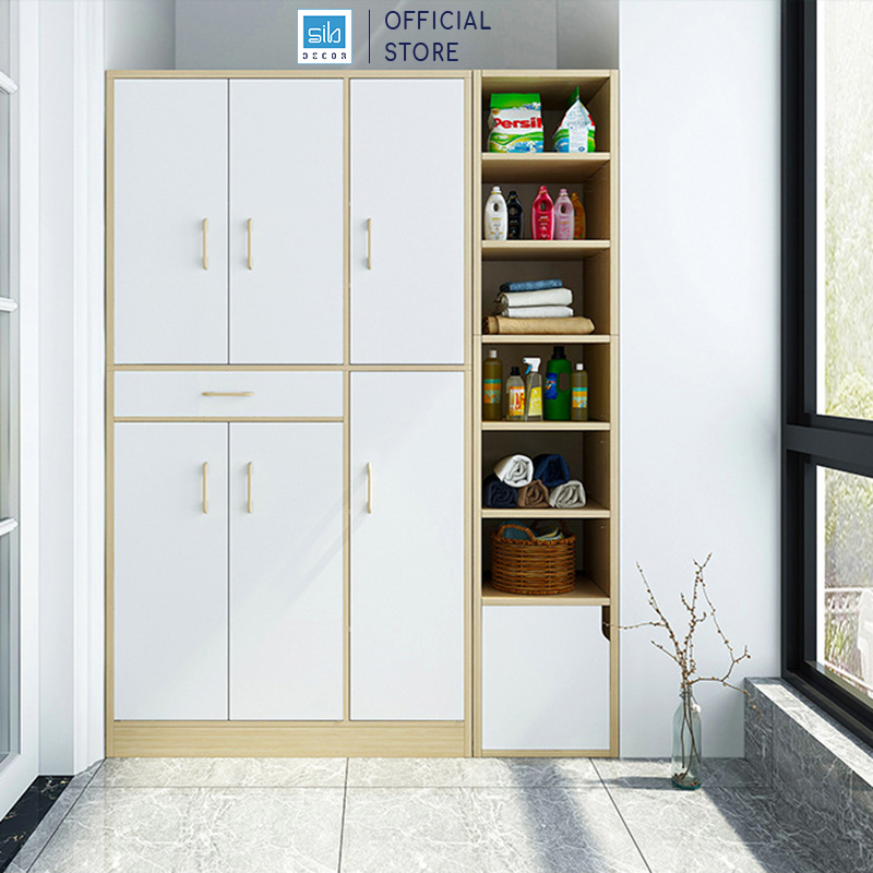 Kệ Gỗ Nhiều Tầng Đơn Giản Mà Đẹp SIB Decor KSG44