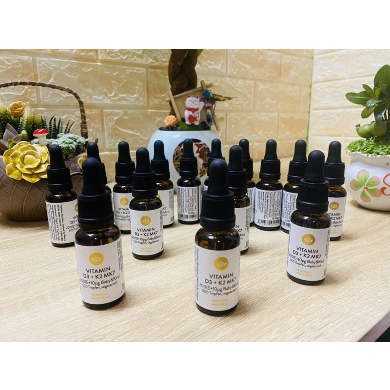 Vitamin D3 K2 Mk7 Sunday Natural 20ml Đức