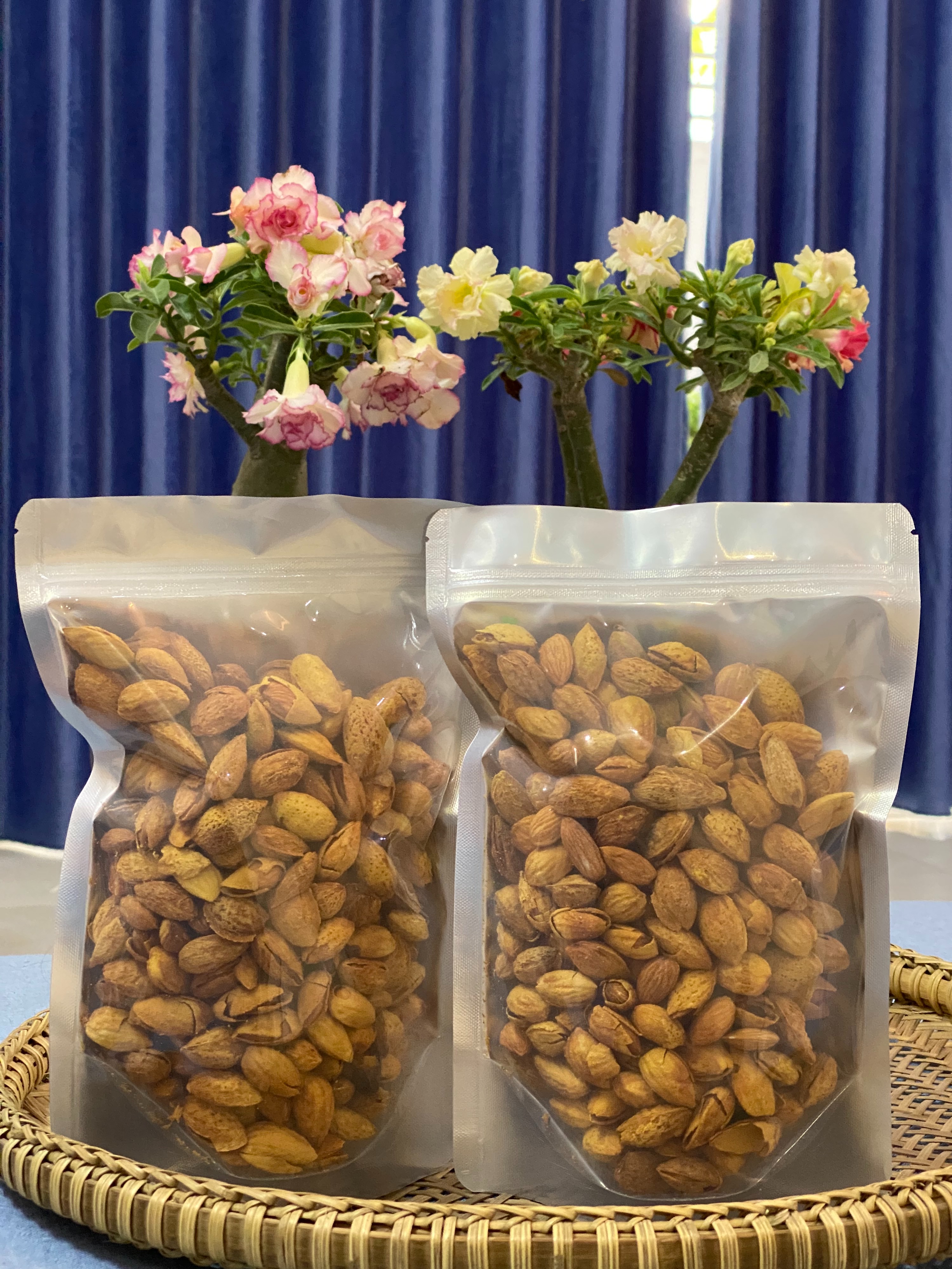 [HCM]HẠNH NHÂN RANG BƠ LOẠI 1-250GRAM