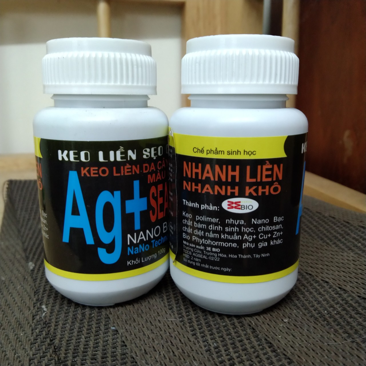 Keo liền da cây mai/hoa hồng/ sứ nano bạc 100g - keo liền sẹo cây nano bạc