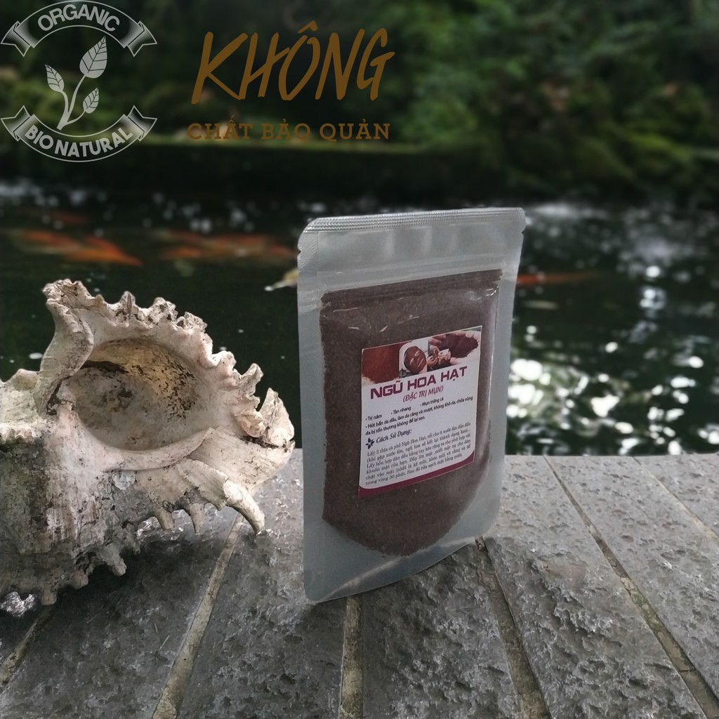 Bột đắp mặt nạ Ngũ Hoa Hạt Handmade 50gr
