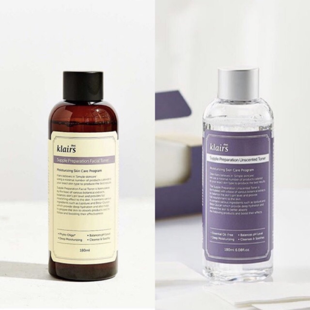 Nước Hoa Hồng Chống Viêm, Dưỡng Ẩm Klairs Supple Preparation Facial Toner 180ml