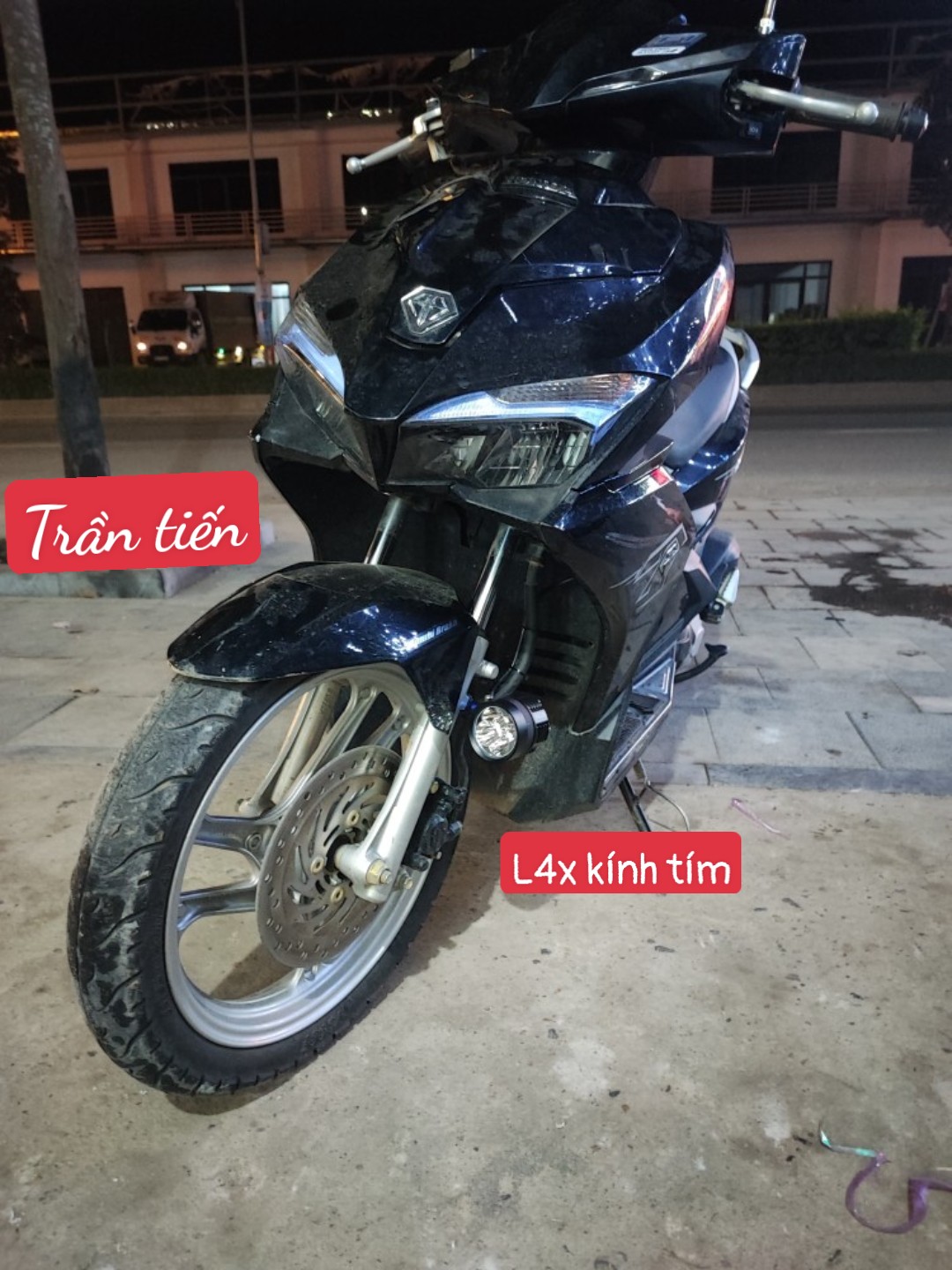 ĐÈN TRỢ SÁNG L4X KÍNH TÍM CHIP LED XPL SIÊU SÁNG