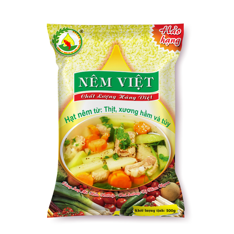 Gói 500gr Hạt nêm từ thịt, xương hầm và tủy vị Hảo hạng