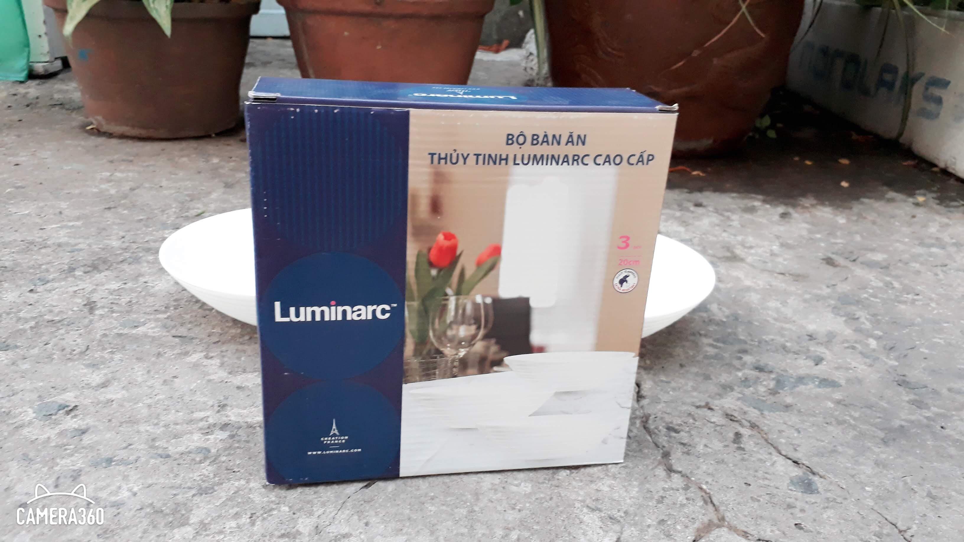 Combo 3 tô thủy tinh Luminarc đường kính 20cm