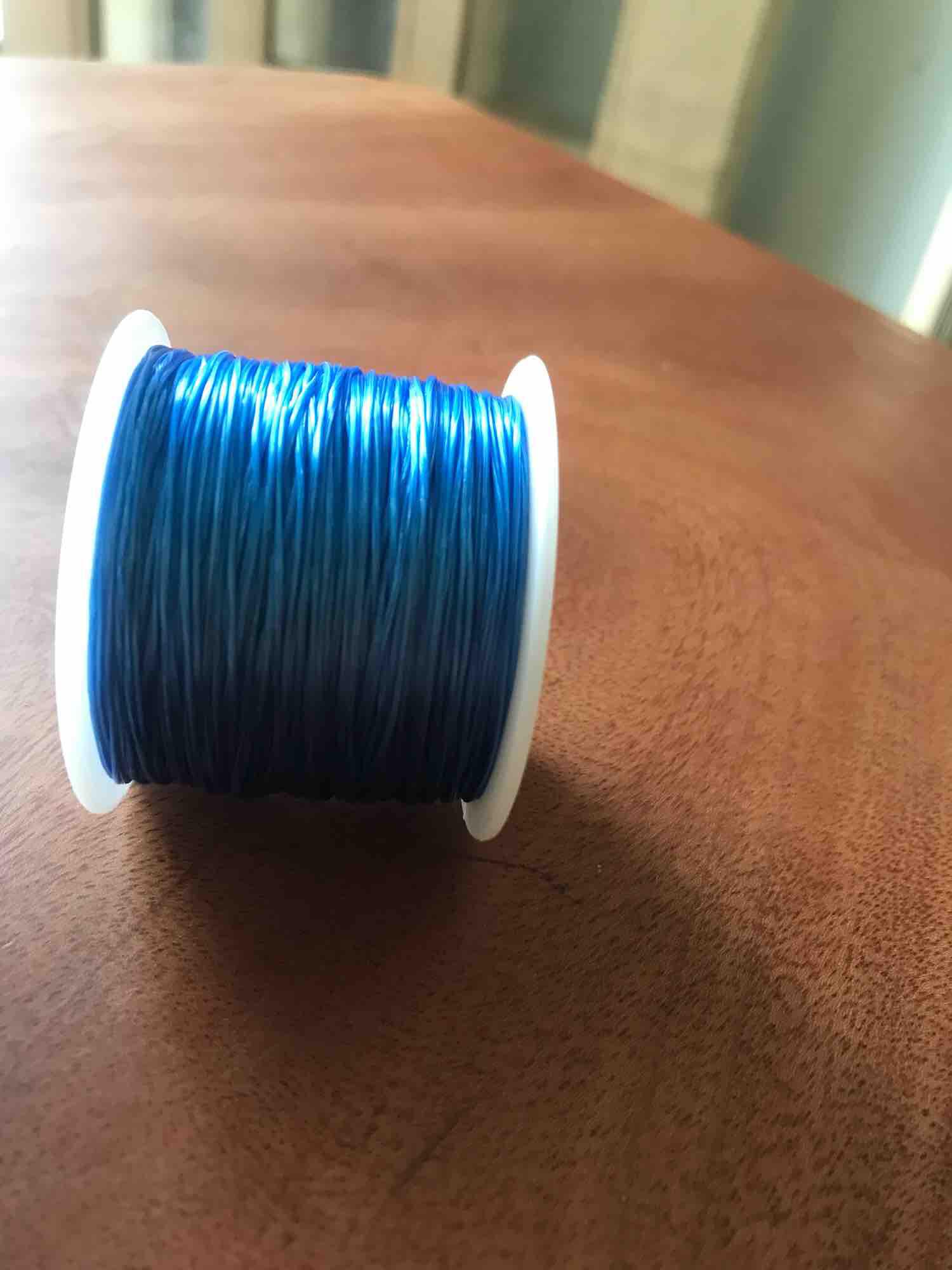 [HCM]CUỘN THUN 4CM XỎ VÒNG TAY CHUỖI MÀU XANH DƯƠNG