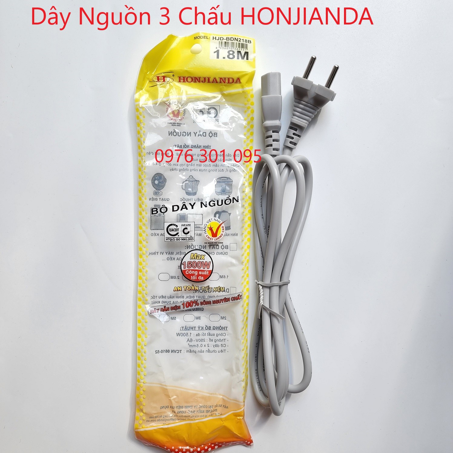 DÂY NGUỒN ĐIỆN 3 CHẤU ĐA NĂNG
