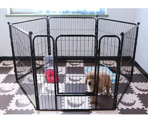 Bộ chuồng quây size ĐẠI nan ống sắt sơn tĩnh điện dành cho Chó - nhiều kích thước.