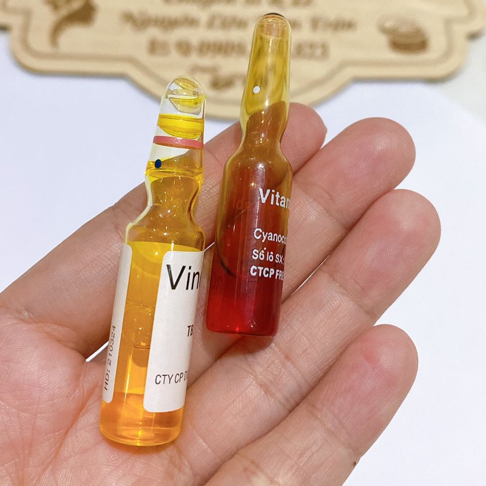 Combo 2 lọ nước vàng, đỏ trộn kem