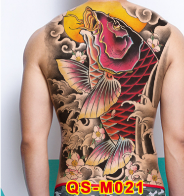 Hình xăm dán kín lưng tattoo full lưng đôi cánh thiên thần 34x48cm  Bộ quà  tặng  TheFaceHoliccom