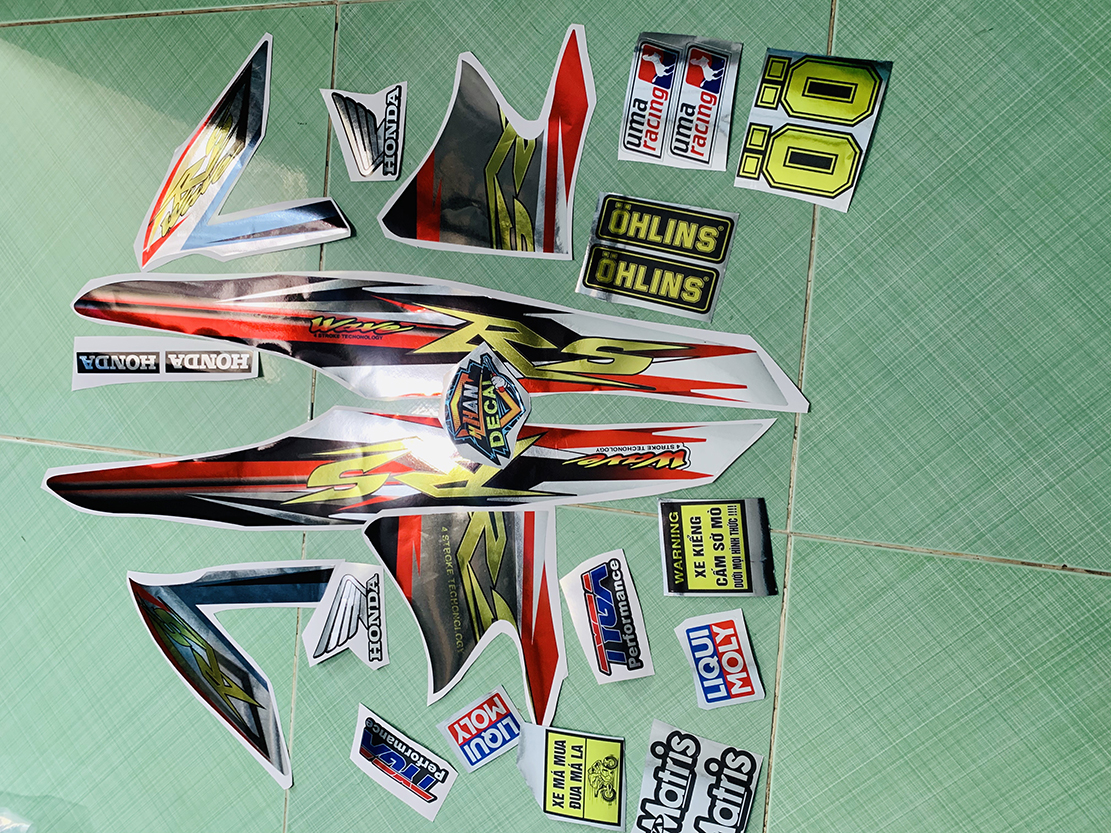 Tem wave RS đỏ đen 2006-2021