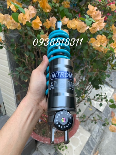 Phuộc Nitron bình dầu cho Vario - Click - Vision tăng chỉnh thật