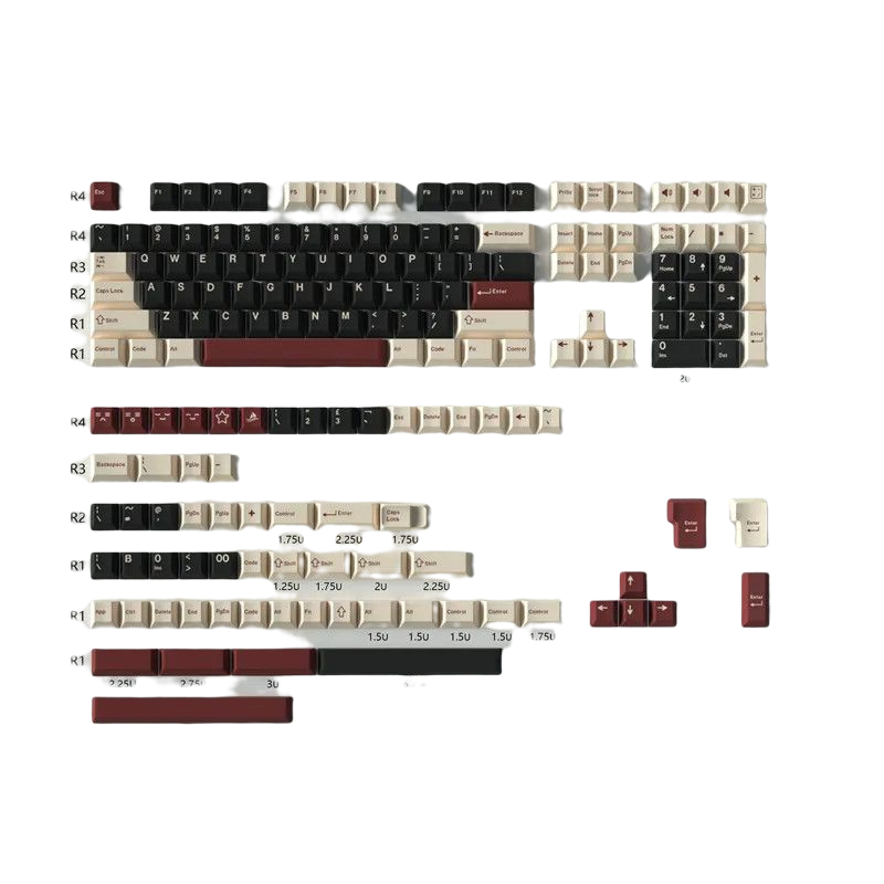 Keycap cherry ROME 173 nút nhựa ABS Doubleshot