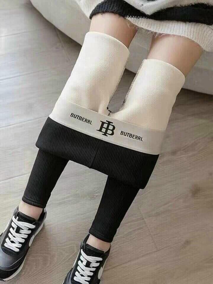 QUẦN LEGGING GÂN TĂM CẠP CHỮ