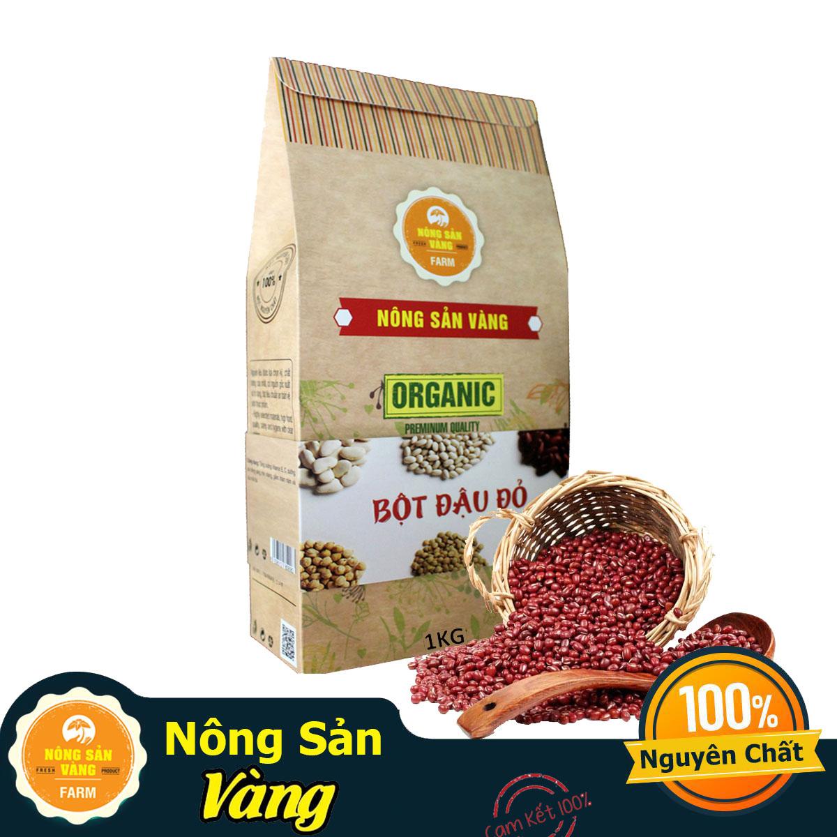 [HCM]Bột Đậu Đỏ Nguyên Chất 1Kg dưỡng da tẩy tế bào chết làm hồng da - Nông Sản Vàng
