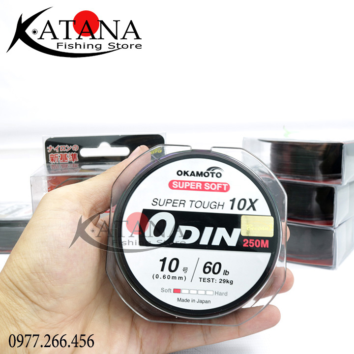 [HCM]Cước Câu Okamoto ODIN - Chính hãng cuộn 250m