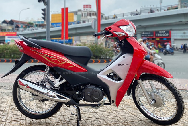 Tem lụa xe wave 2021 dán xe đỏ