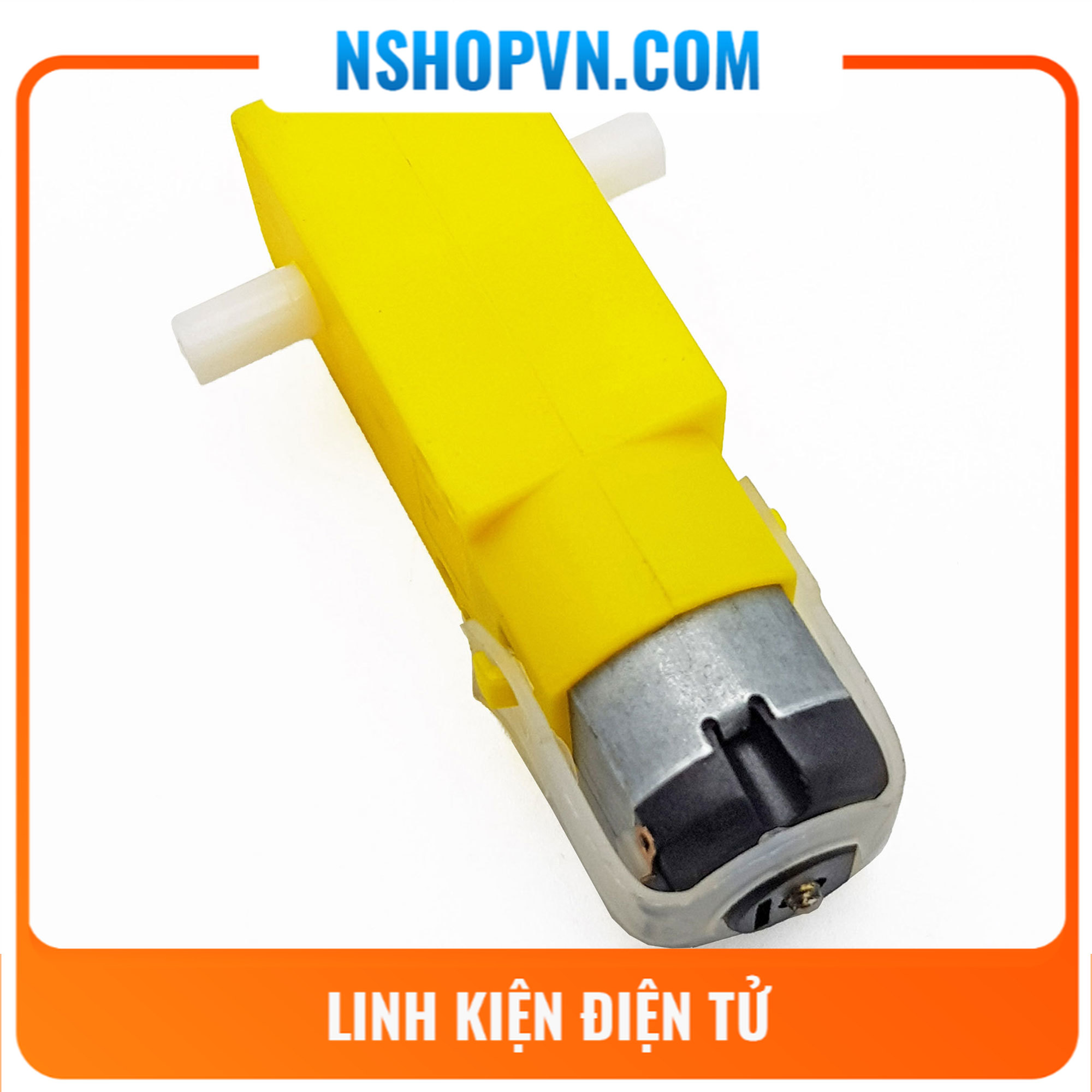 Động cơ dc giảm tốc vàng 2 trục 1:48