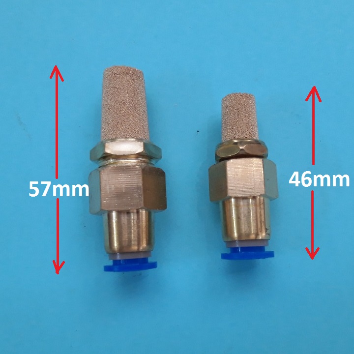 Cục lọc nước đồng mini gài dây 8mm