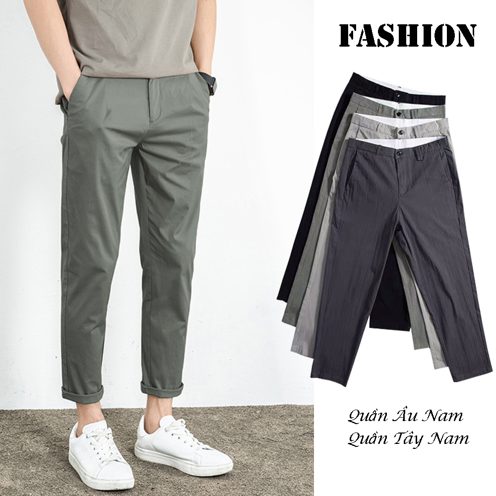 Quần Tây Âu Nam Quần Chinos Dáng Baggy Công Sở Thanh Lịch Kiểu Dáng Trẻ Trung Hàn Quốc FASHION4MENHN JOGGER NAM 9000066C18