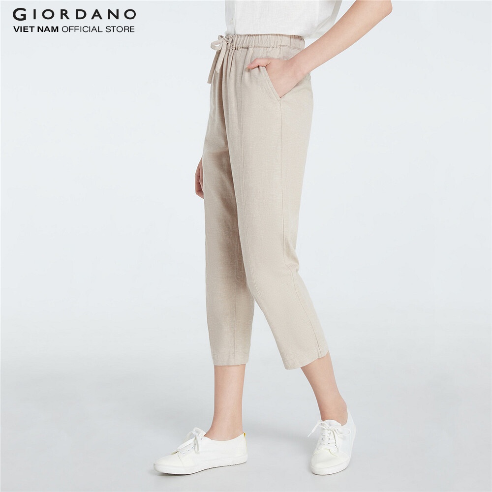 Quần Lửng Ống Rộng Nữ Giordano 05421298