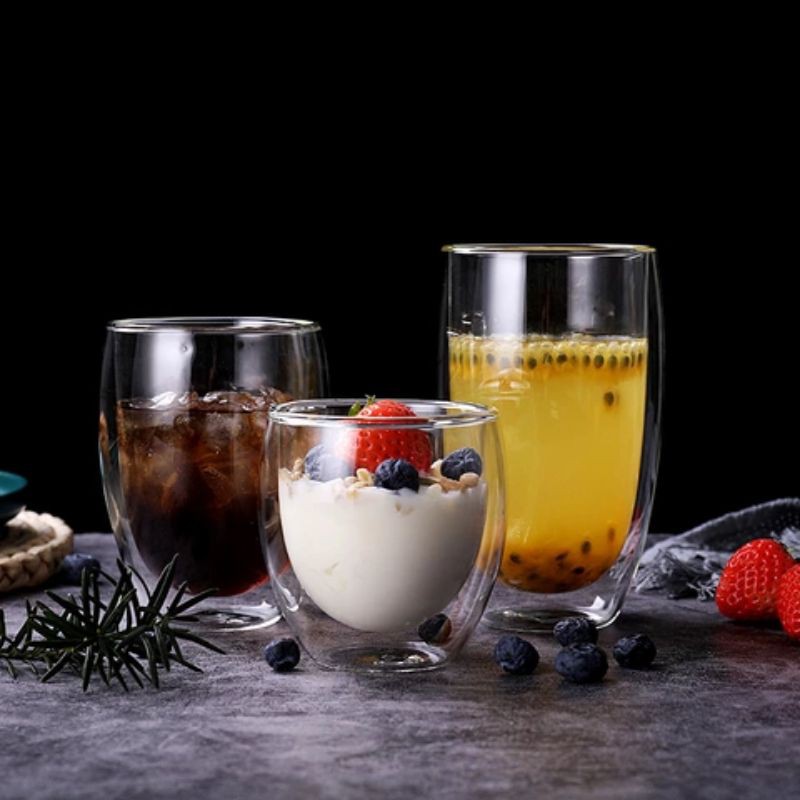 CỐC THỦY TINH 2 LỚP (chịu nhiệt)