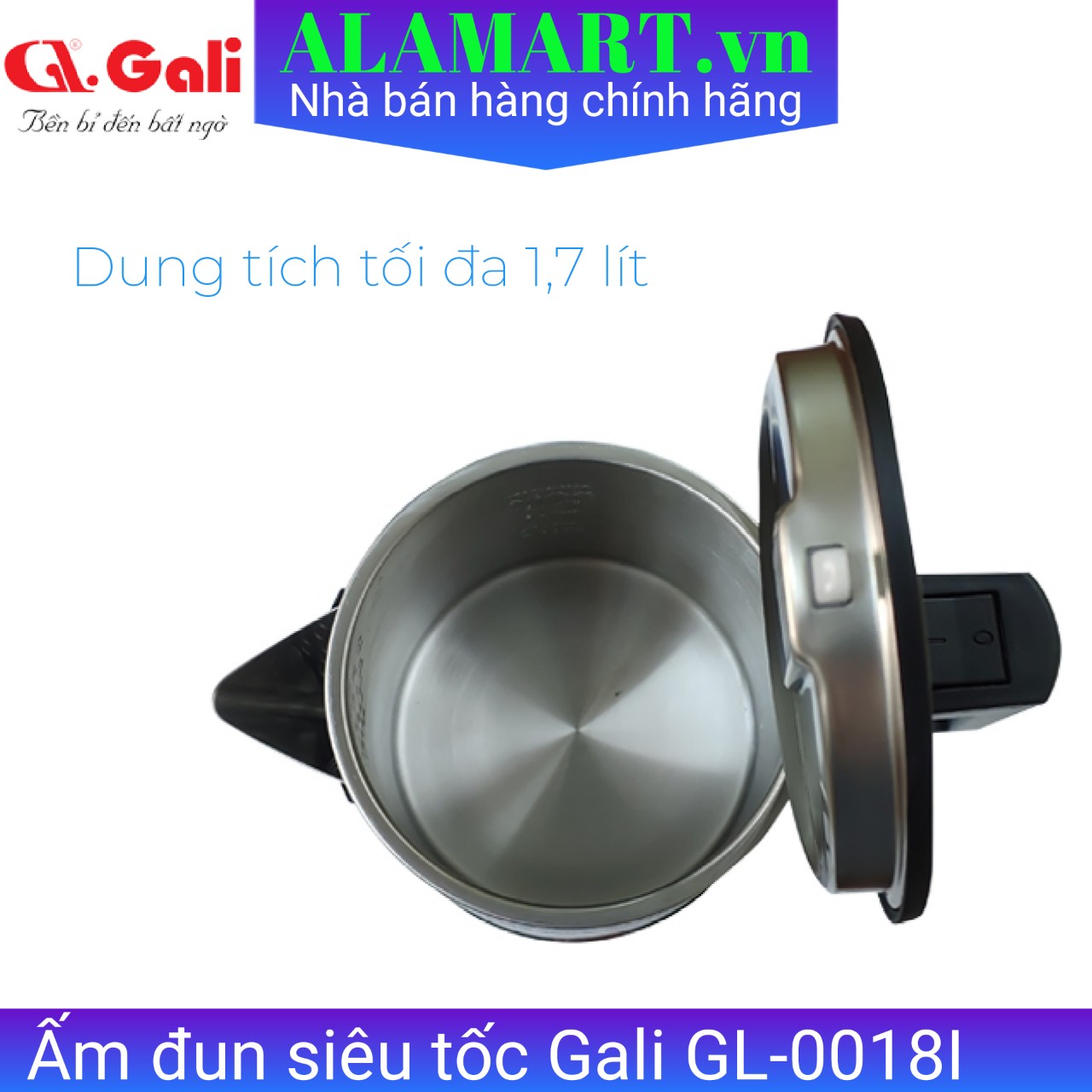 Ấm siêu tốc Gali GL-0018I 1800W 1.7L