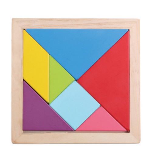 Đồ chơi ghép trí uẩn tangram size vừa cho bé