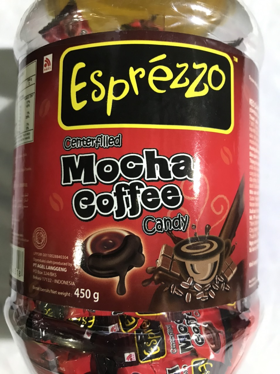 Kẹo Cà Phê Mocha Coffee Candy (Hủ 450g)