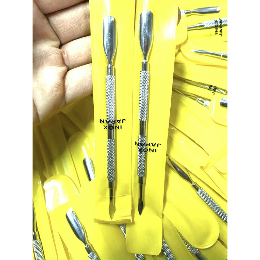 Cây đẩy da sủi da inox, dụng cụ nail