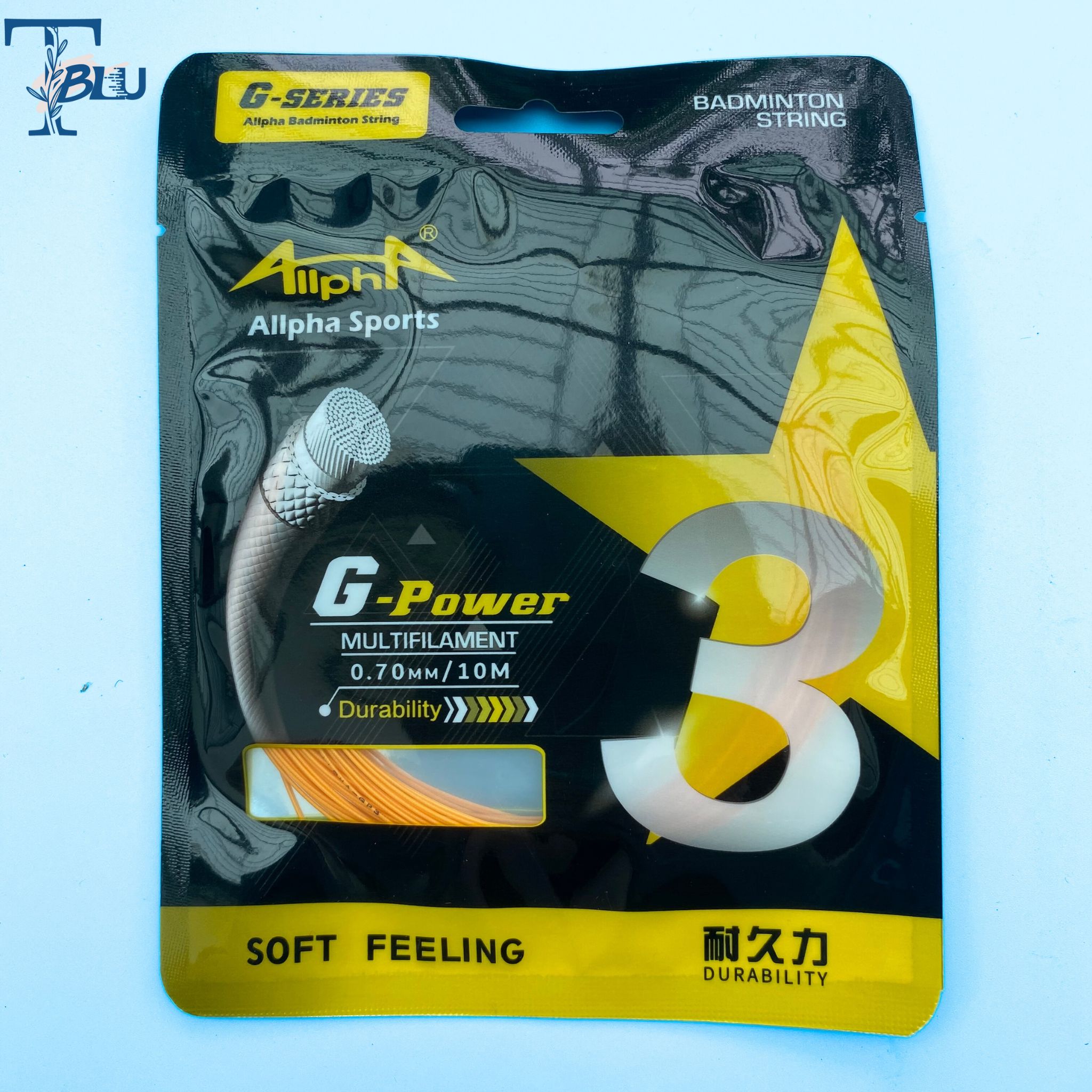 Dây cước căng lưới vợt cầu lông ALPHA GP3 ( màu ngẫu nhiên)