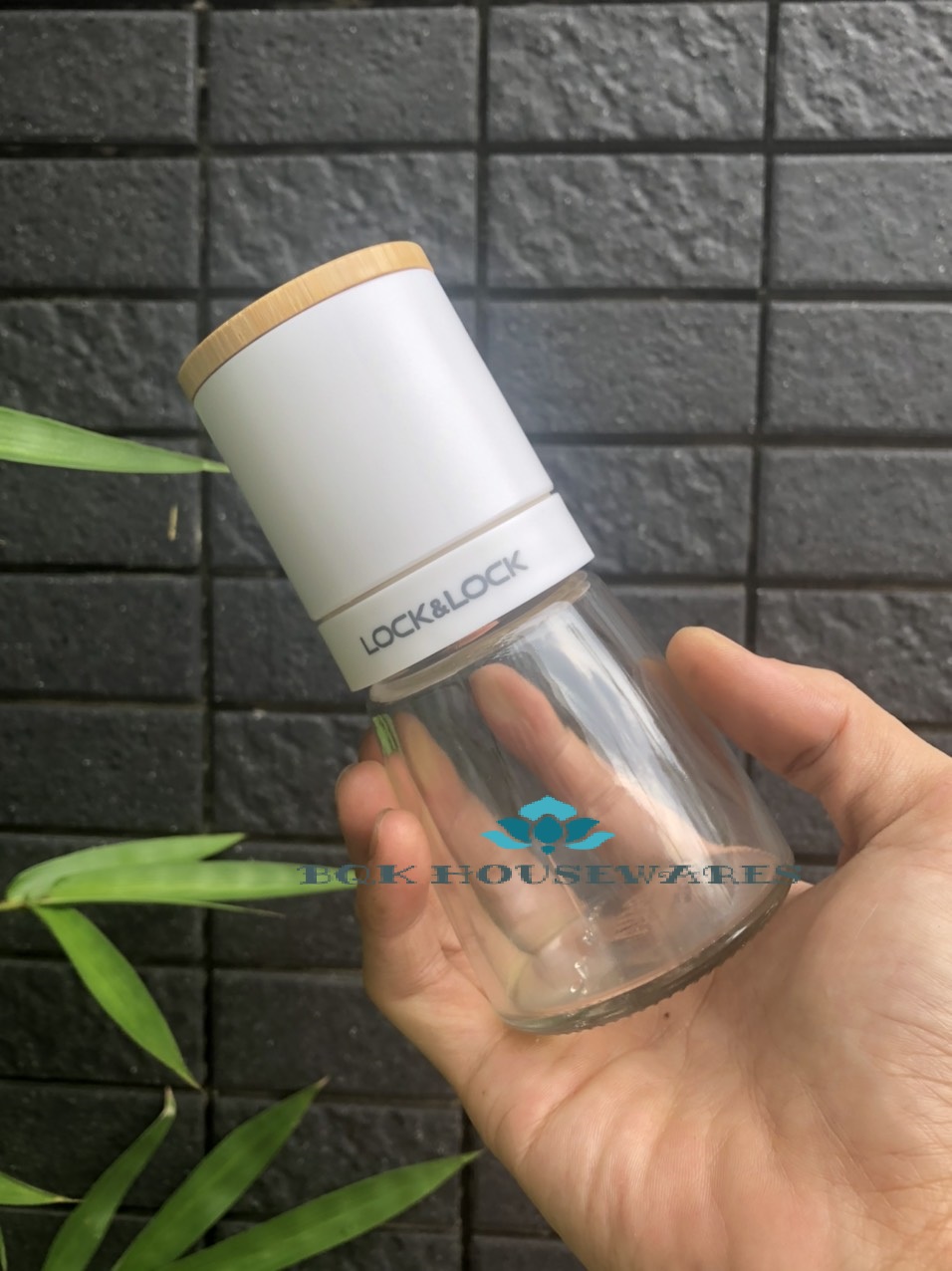 [HCM][ Lock&Lock ] Hũ Xay Tiêu Thủy Tinh Lock&Lock 140ml Cko115