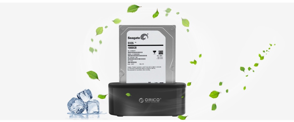 Khay Đựng Ổ Cứng Docking ORICO 6218US3 USB3.0/3.5/2.5  - Hàng Chính Hãng