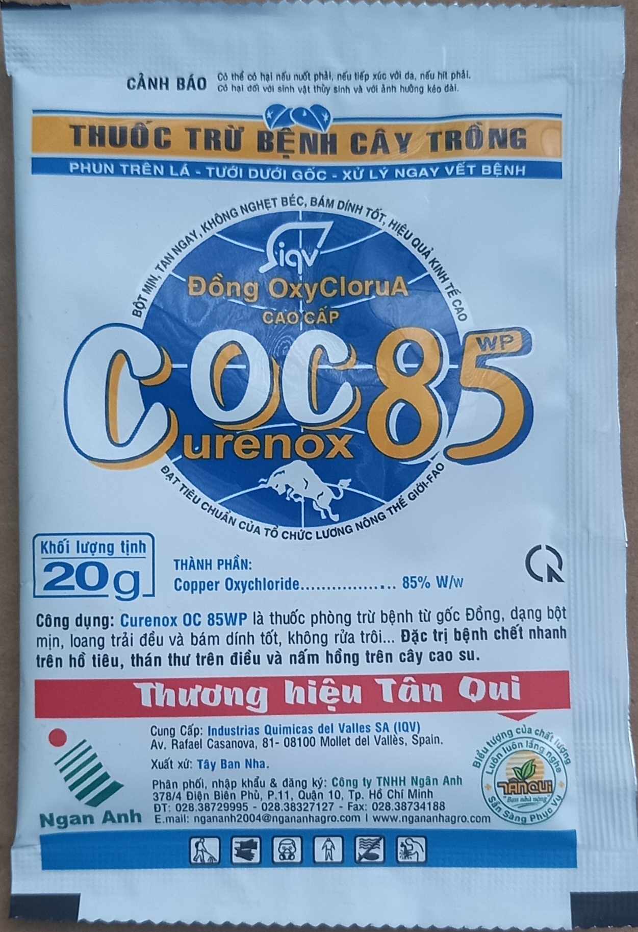 Thuốc Trừ Bệnh Cây Trồng COC 85 Gói 20gr