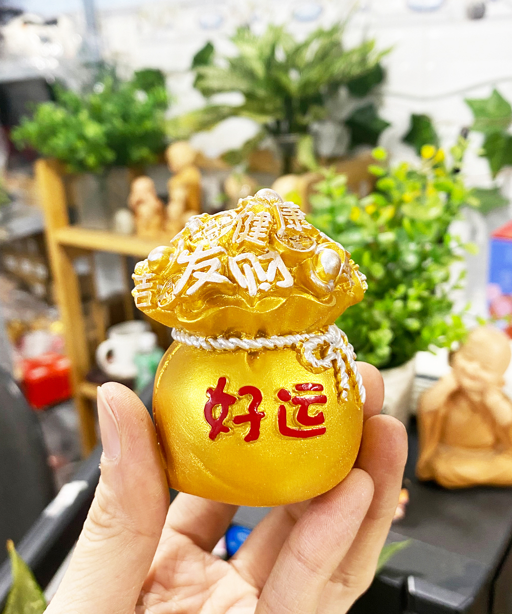 [HCM]Chậu vàng may mắn Đa Phúc 7cm
