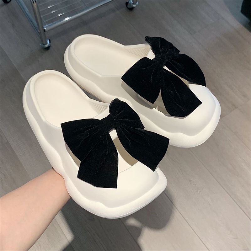 Dép sục nữ thắt nơ cute mới