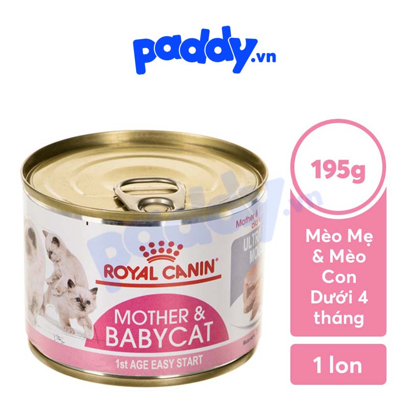 [Lon 195g] Pate Cho Mèo Mẹ & Mèo Con Royal Canin Mother & Babycat