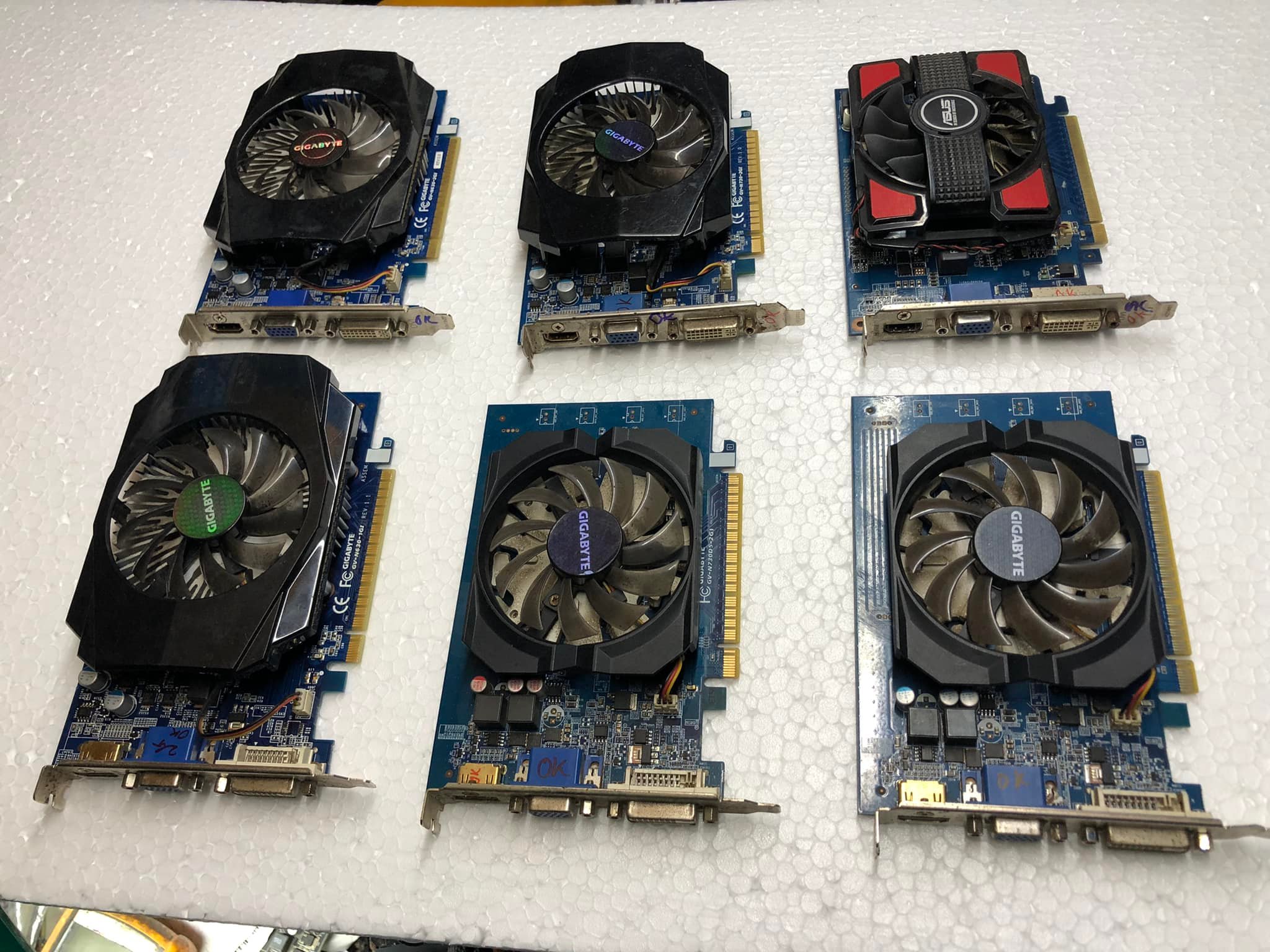 Card màn hình vga giga 730 2g ddr3 và ddr5 đã test kĩ