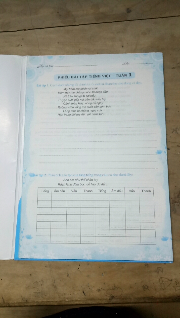 Phiếu Bài Tập Cuối Tuần - Môn Tiếng Việt Lớp 4