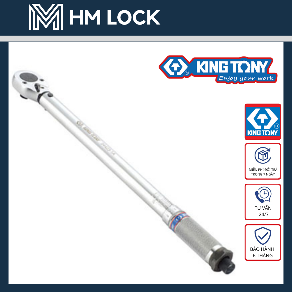 3/8" CẦN SIẾT CHỈNH LỰC KINGTONY (5-25Nm) - HÀNG CHÍNH HÃNG - 34323-1A - HM LOCK